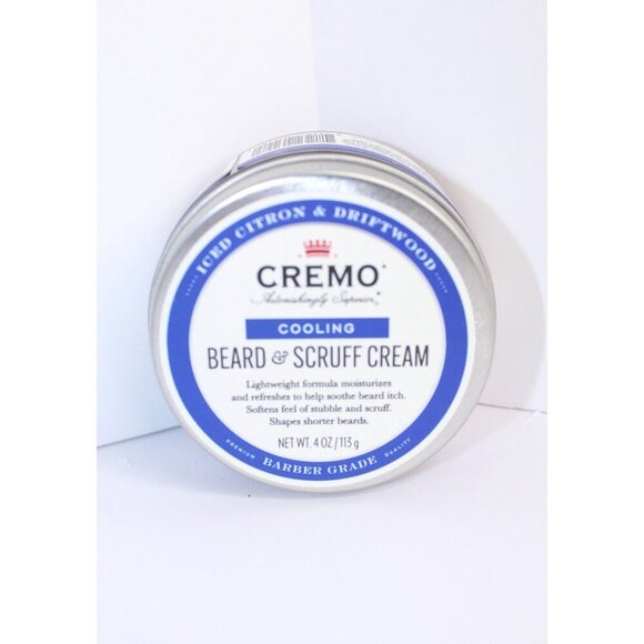 Cremo Cooling Beard & Scruff Cream Ince Citron & Driftwood 4 oz. New Unopened - Picture 5 of 7